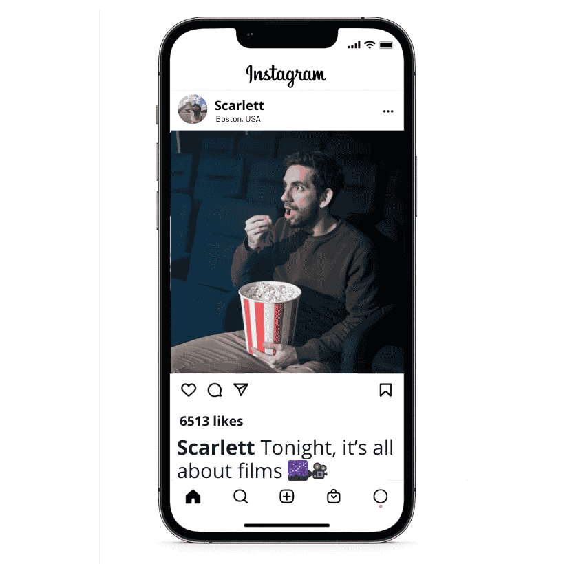 Movie Night Captions for Instagram
