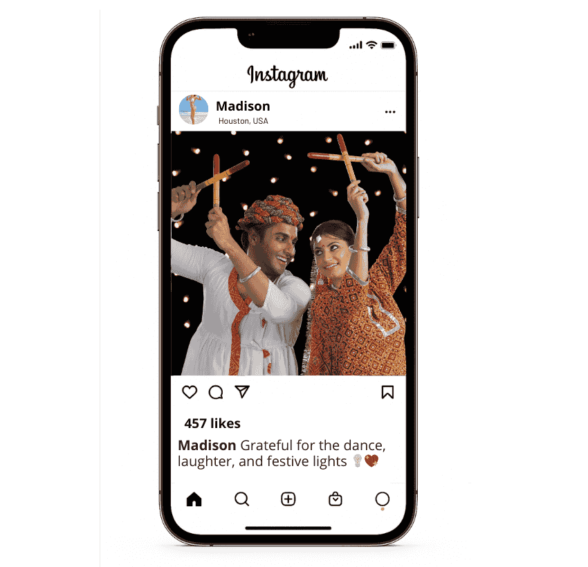 Navratri Ending Captions for Instagram