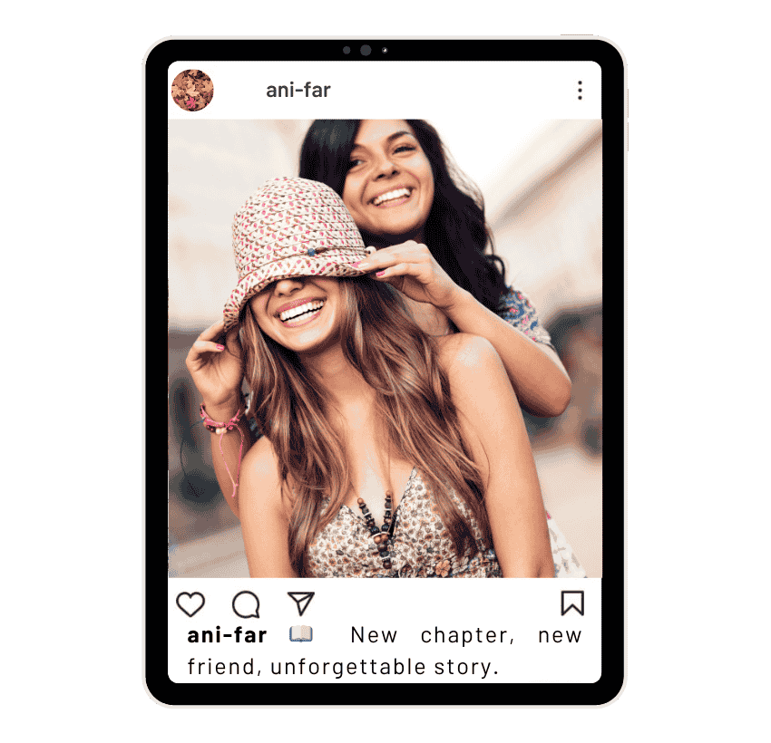 Légendes des nouveaux amis pour Instagram