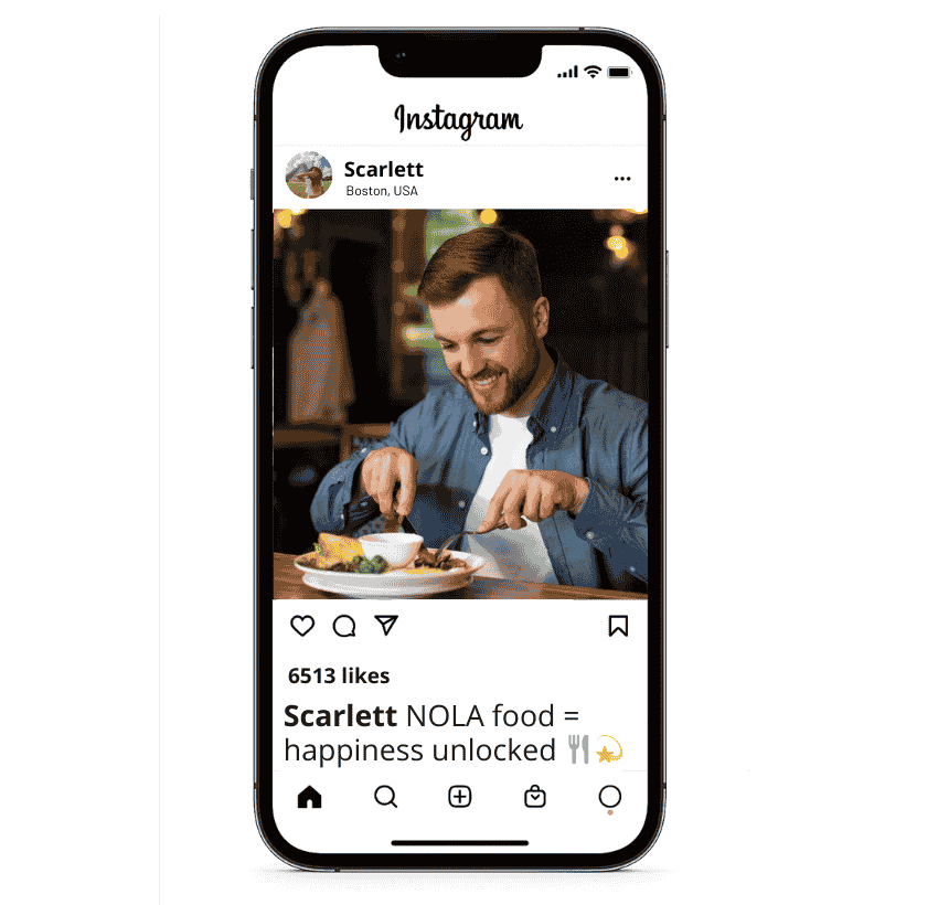 New Orleans Instagram Captions About Food