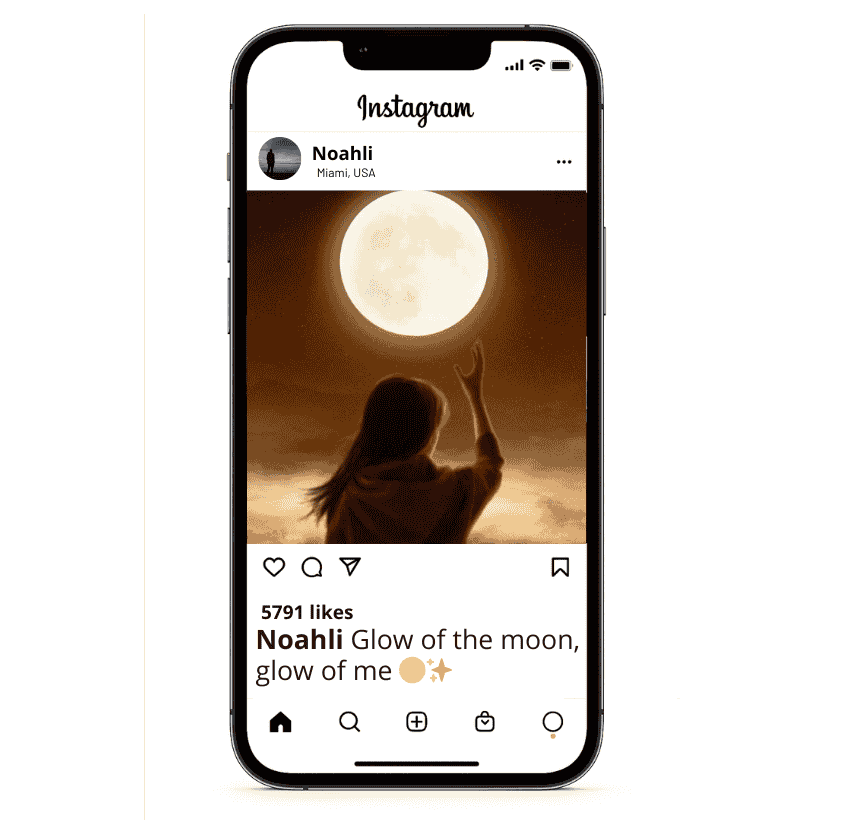 Night Moon Captions for Instagram