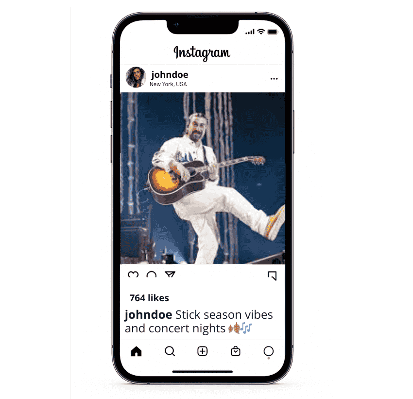 Noah Kahan Wanna Love Concert Instagram Captions
