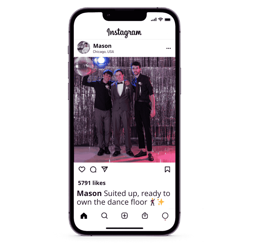 Prom Captions for Instagram for Guys