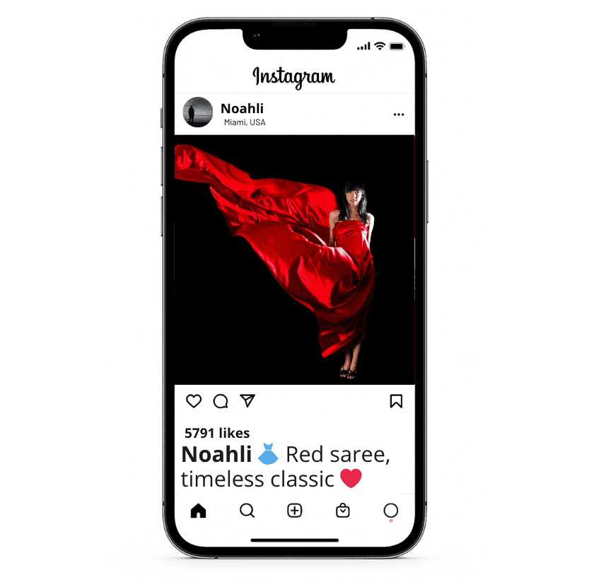 Red Saree Captions Instagram