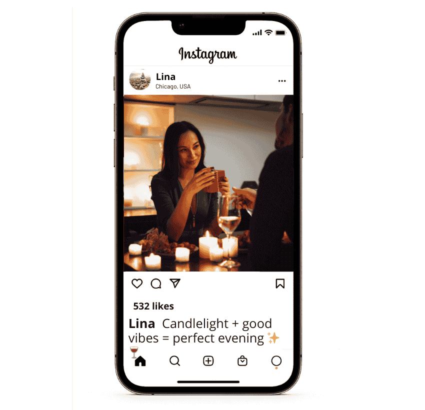 Restaurant Ambience Captions for Instagram