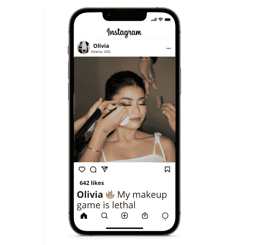 Didascalie del trucco selvaggio per Instagram