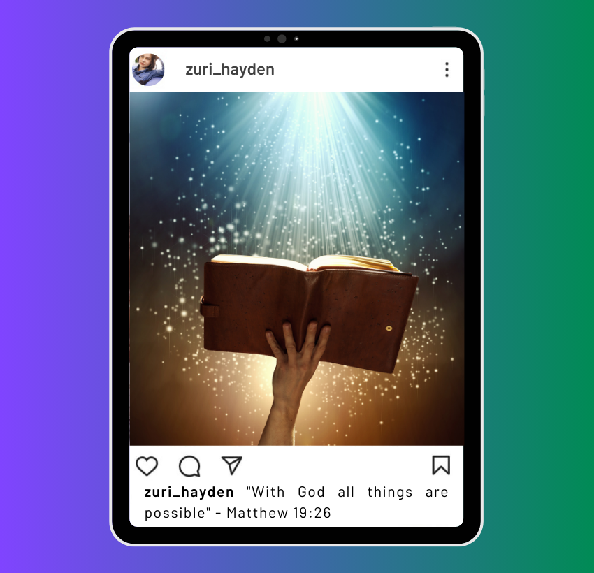 Versets bibliques courts pour les légendes de Instagram