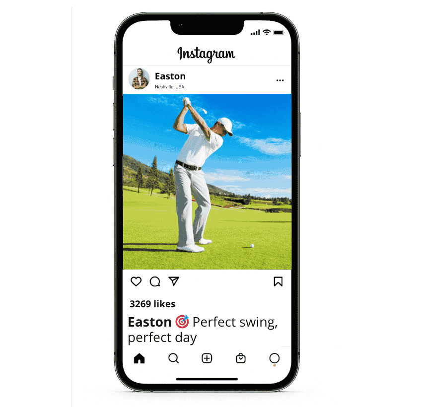 Short Golf Captions for Instagram
