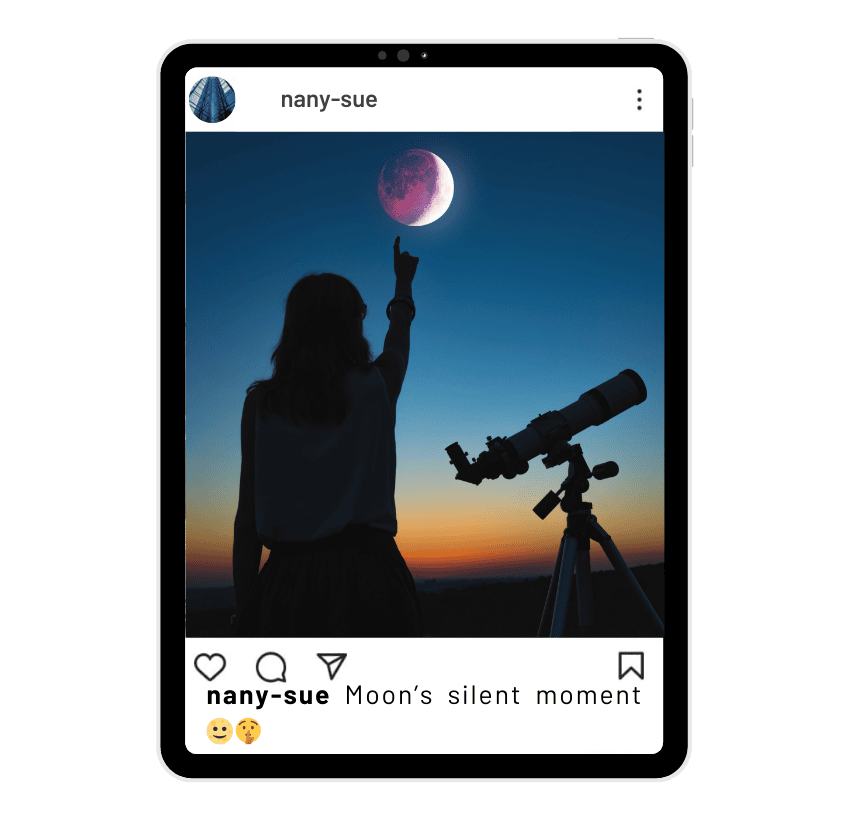 Short Lunar Eclipse Instagram Captions