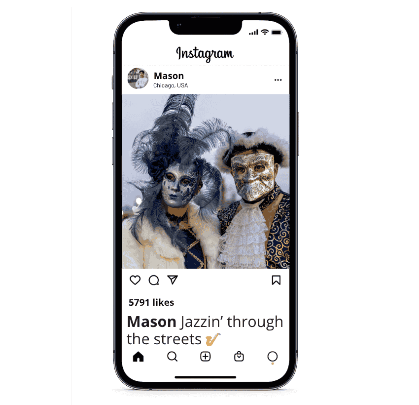 _Short Mardi Gras Instagram Captions