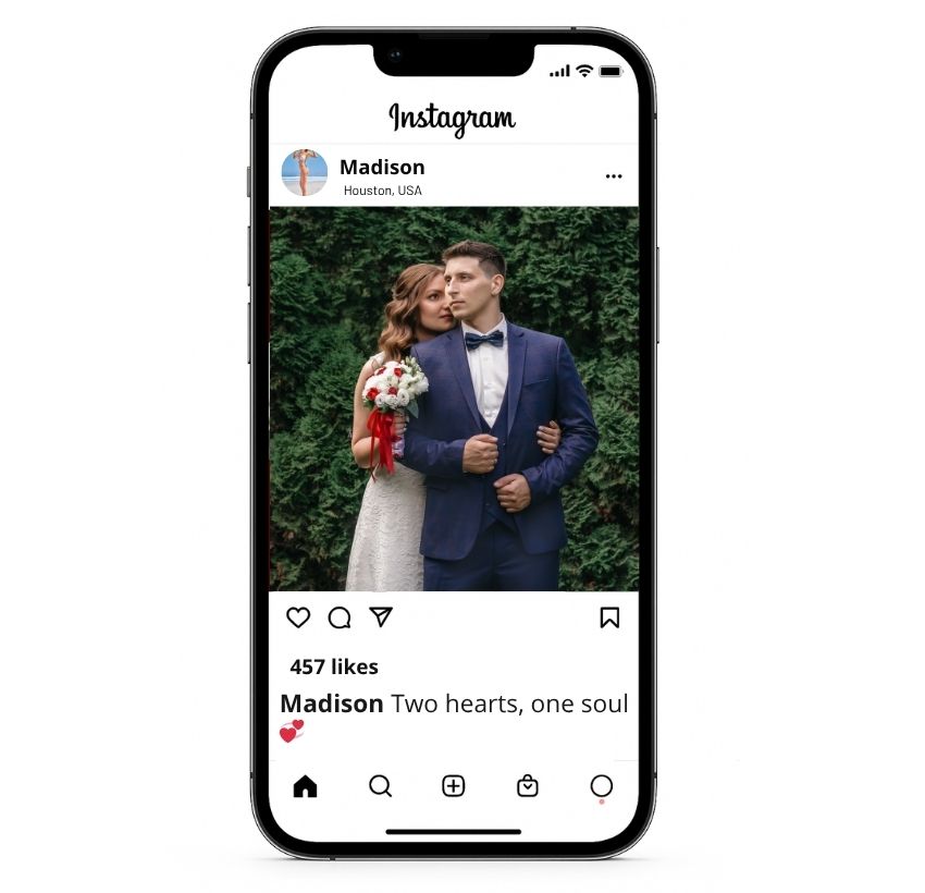Didascalie per matrimoni brevi per Instagram