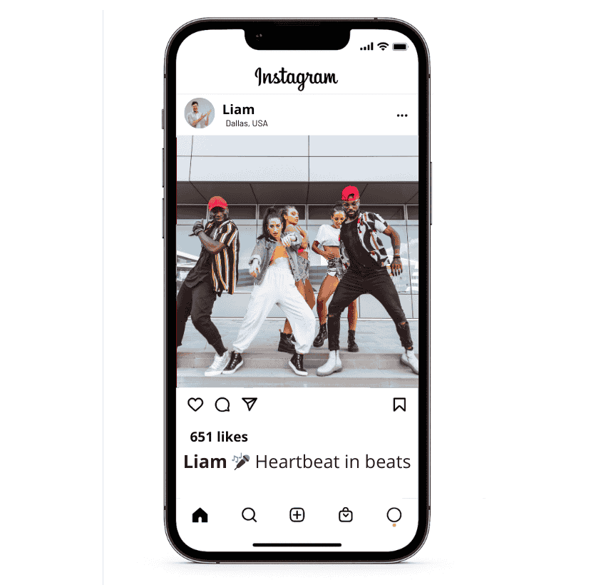 Didascalie musicali brevi per Instagram