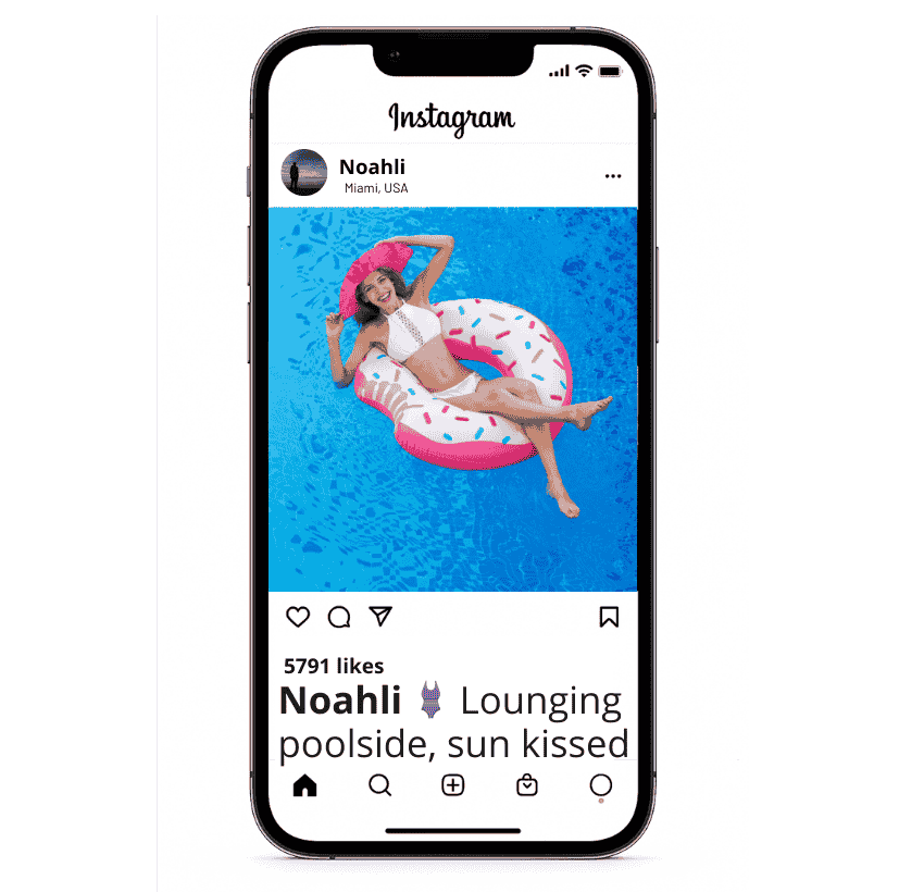 Short Pool Captions for Instagram