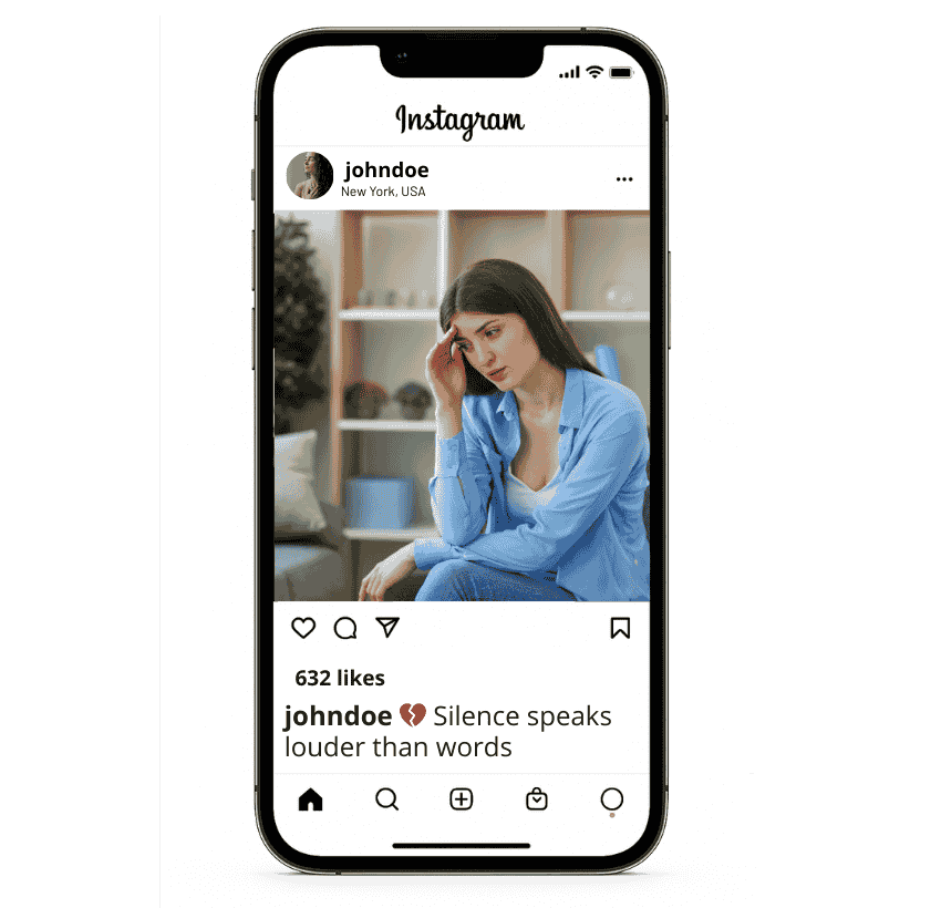 Breves y tristes subtítulos para Instagram