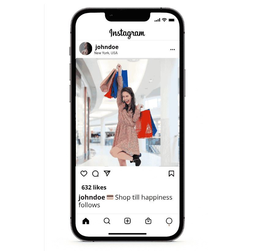Brevi didascalie per lo shopping per Instagram