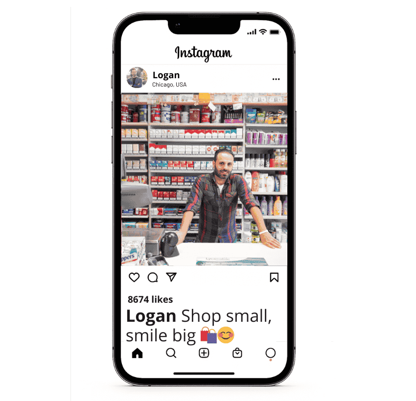 Small Business Saturday Instagram Bildunterschriften