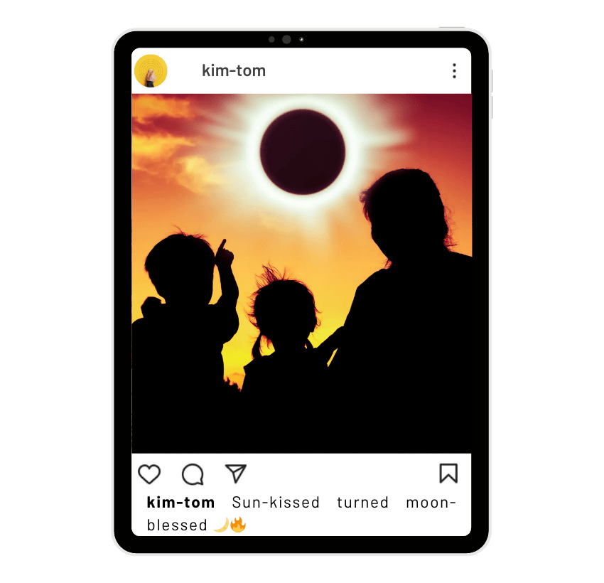 Solar Eclipse Captions for Instagram