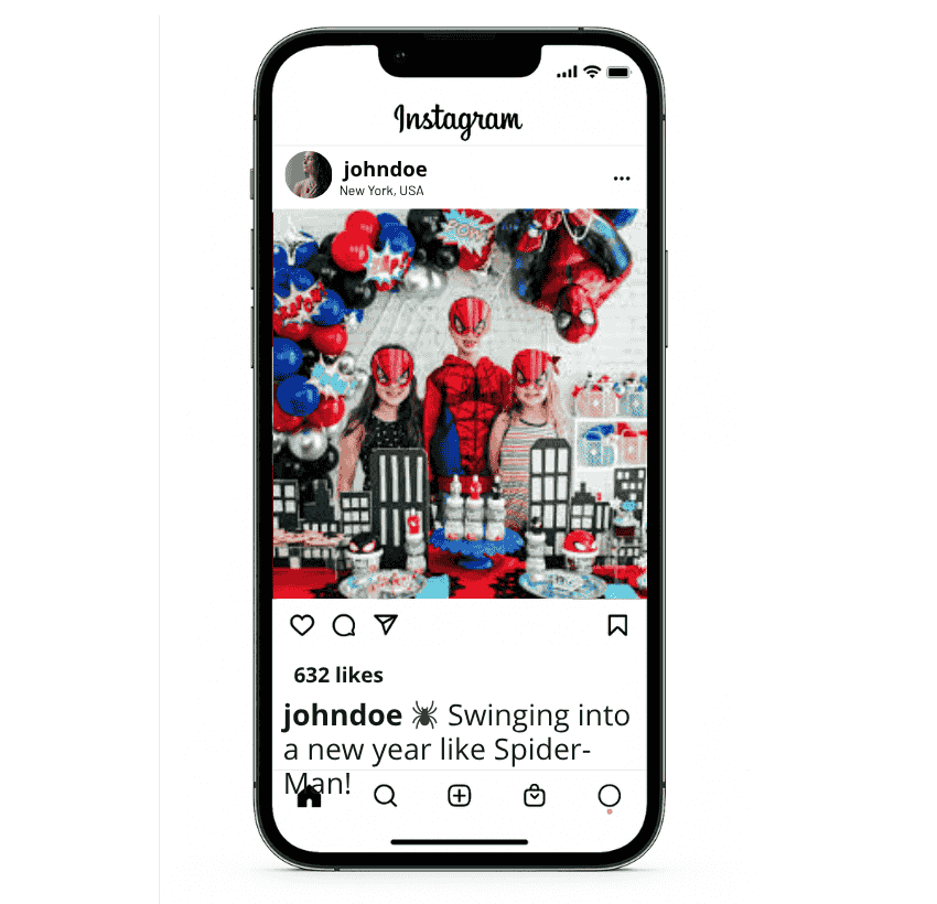 Didascalie di compleanno di Spiderman per Instagram (1)