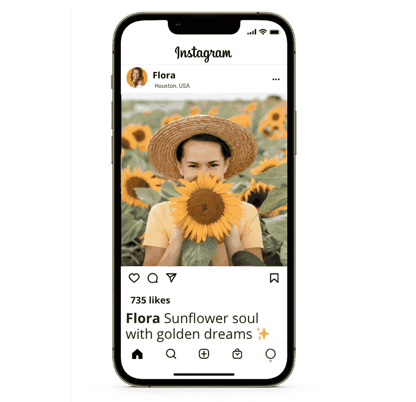 Zonnebloem Bijschriften voor Instagram voor Meisje