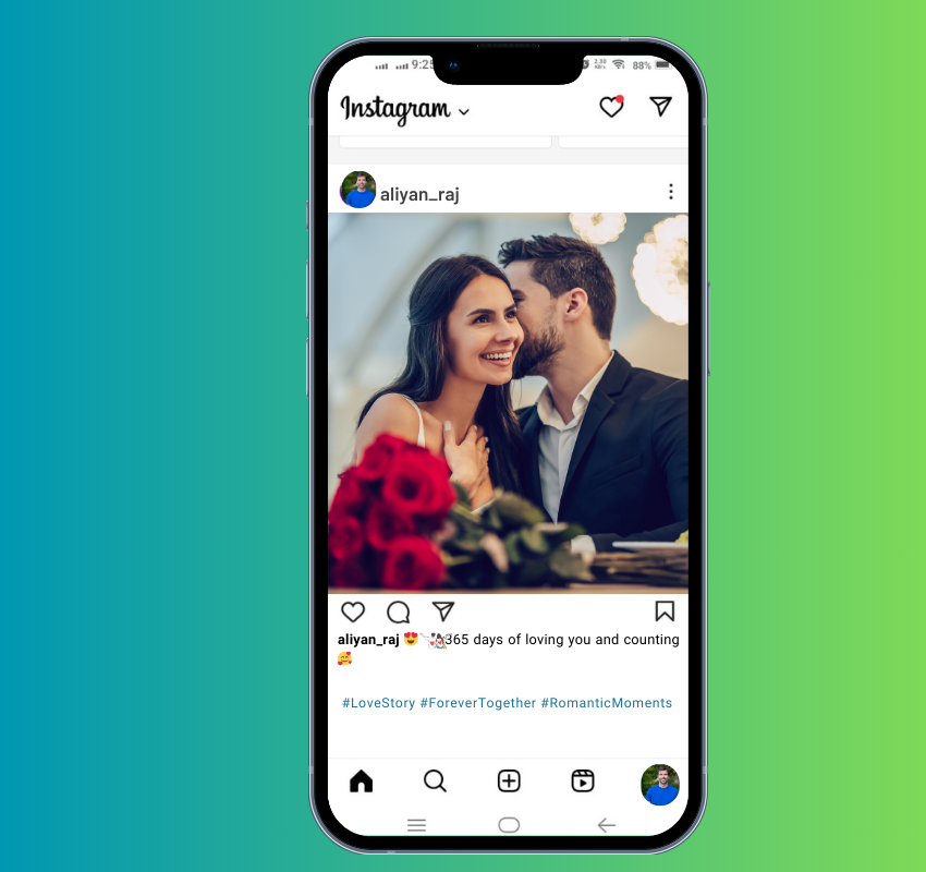 couple celebrating anniversary