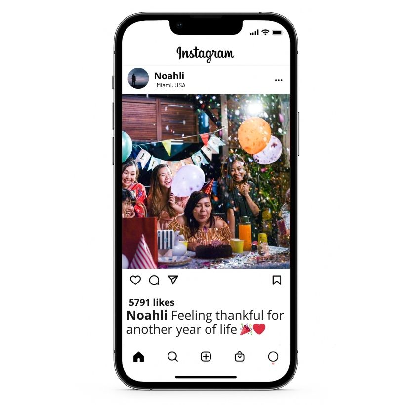 Thankful Birthday Captions for Instagram