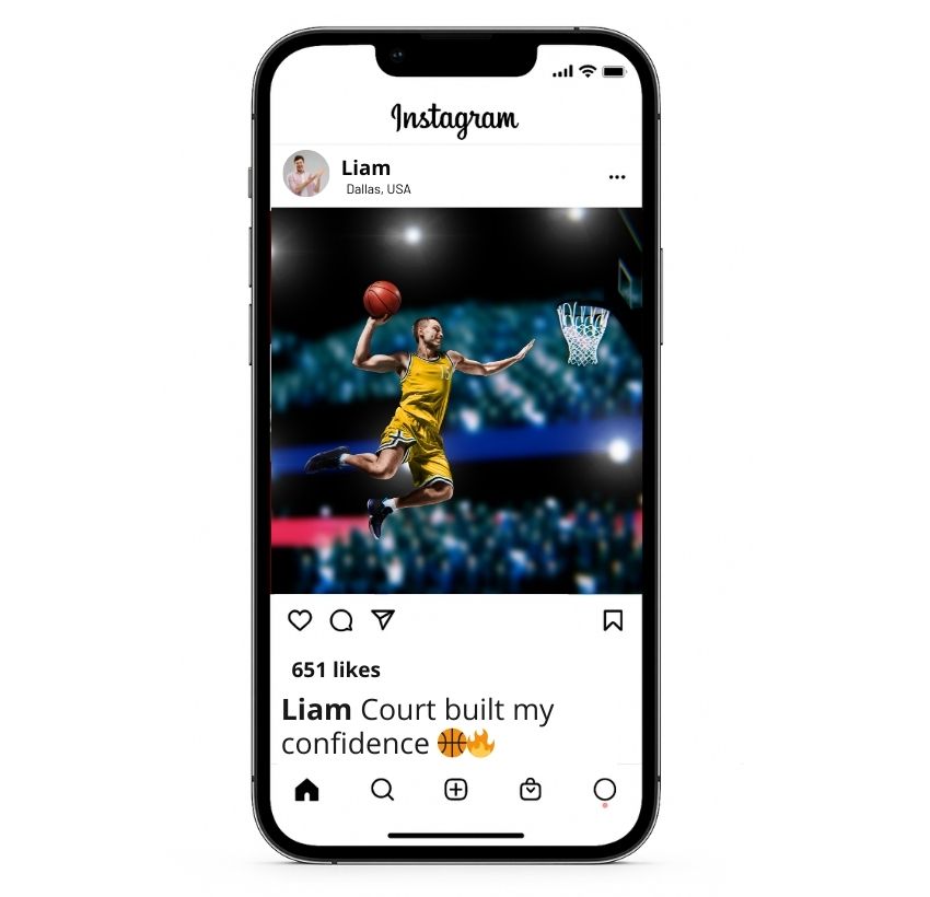 Tough Instagram Captions for Basketball