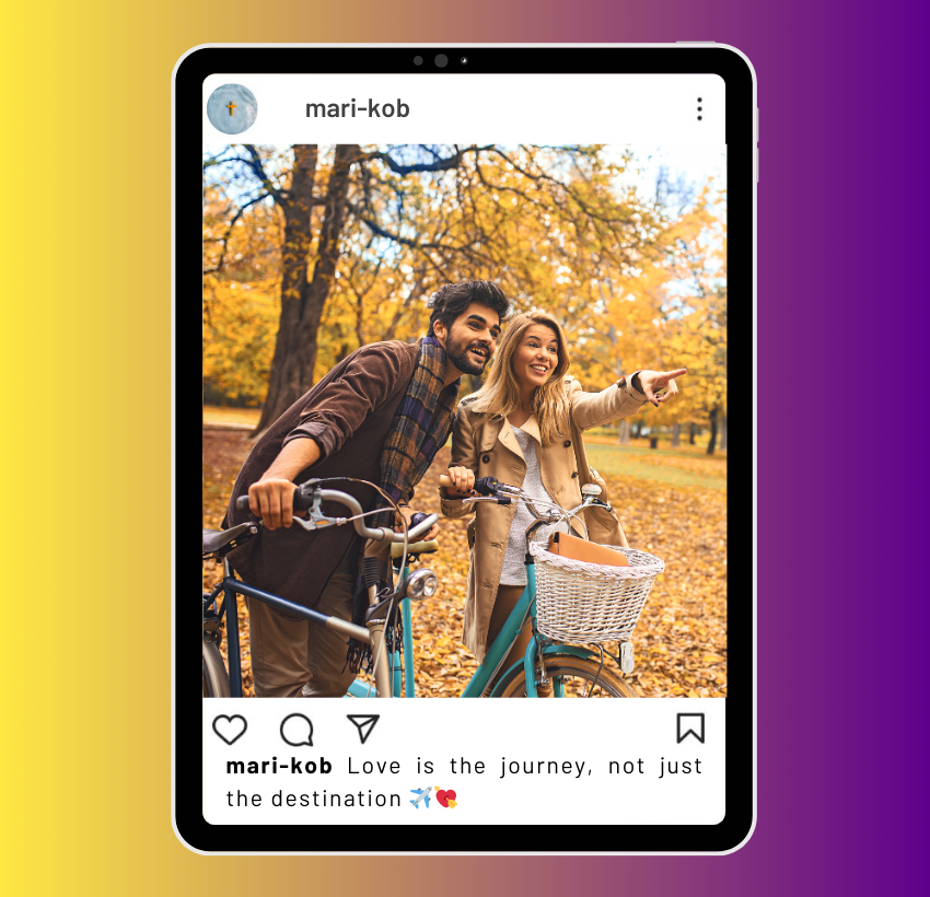 Reiseunterschriften für Instagram mit Freund