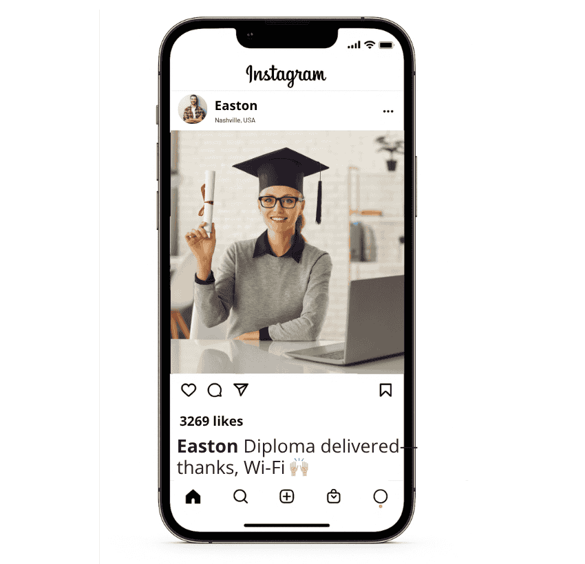Leyendas virtuales de graduación en instagram