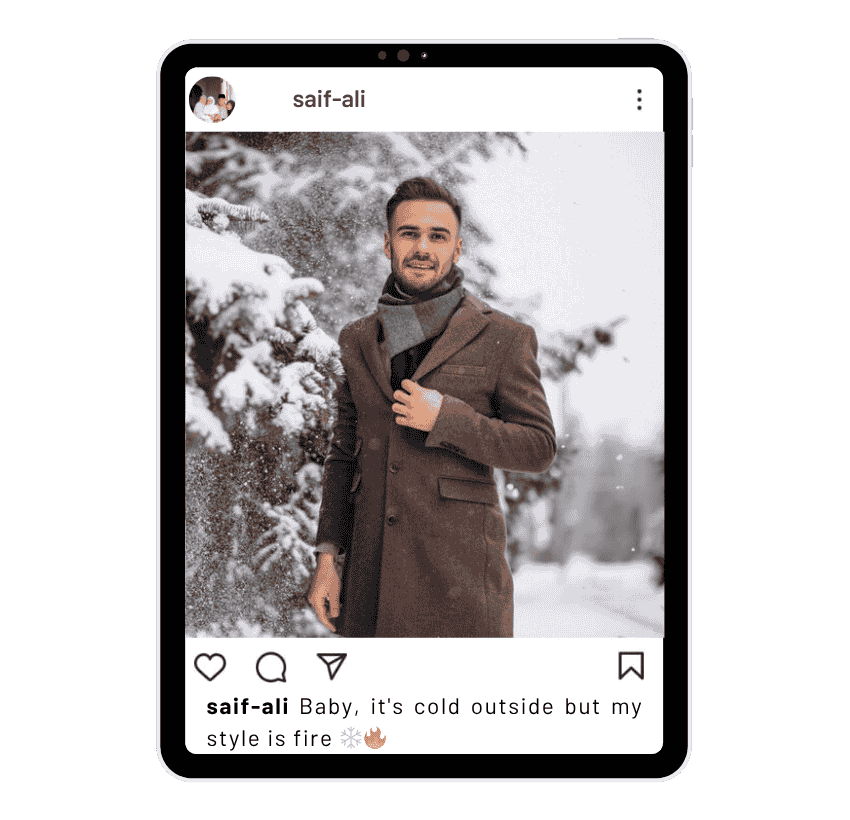 Formal de inverno Instagram Legendas