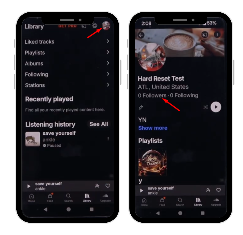 mobile soundcloud follower
