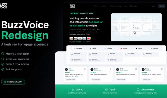 BuzzVoice Launches Redesigned Website With New Services, Faster Sign-In, and a Smarter Ordering Flow