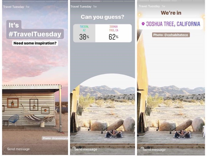 Incorporate your question into your Instagram story with poll sticker feature 
