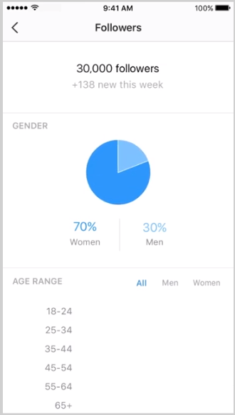 IG Followers By demographic