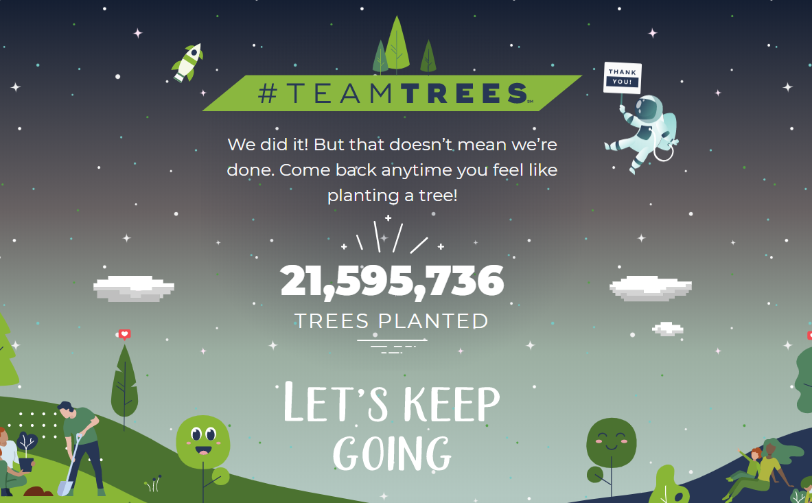 #teamtrees banner