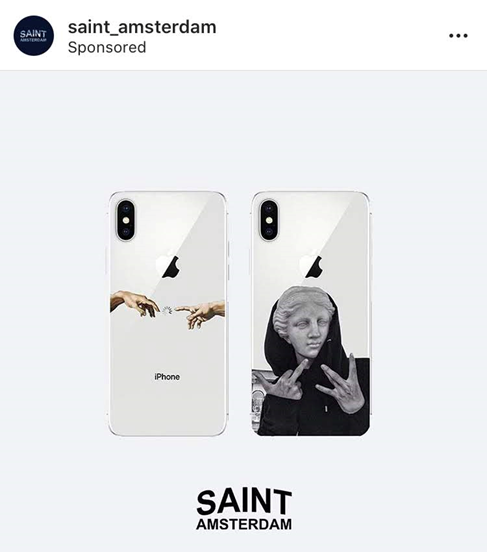 Saint_amsterdam Instagram sponsored post
