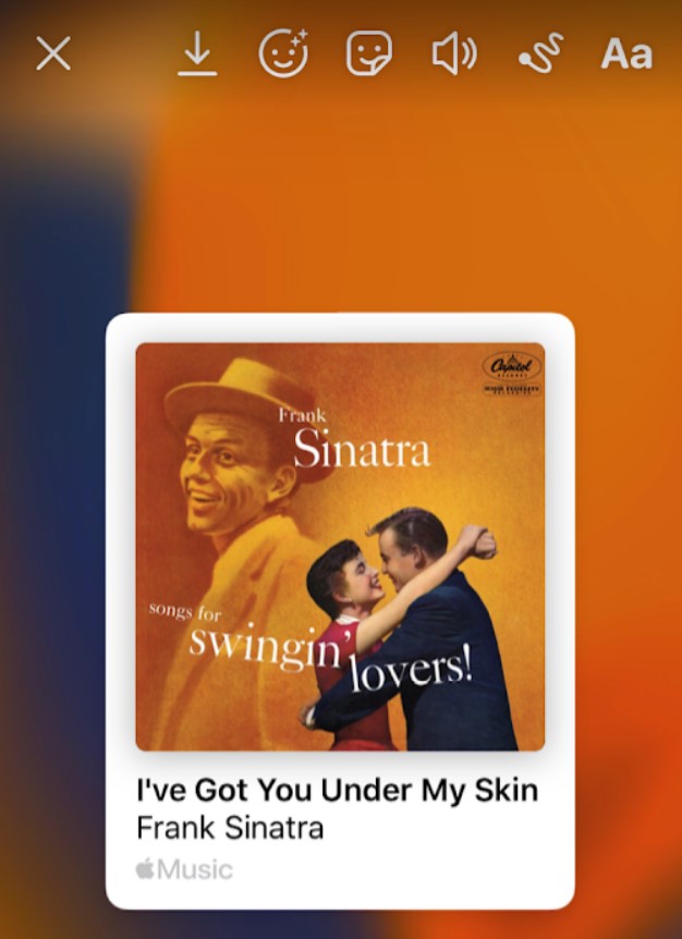 share spotify song on Instagram