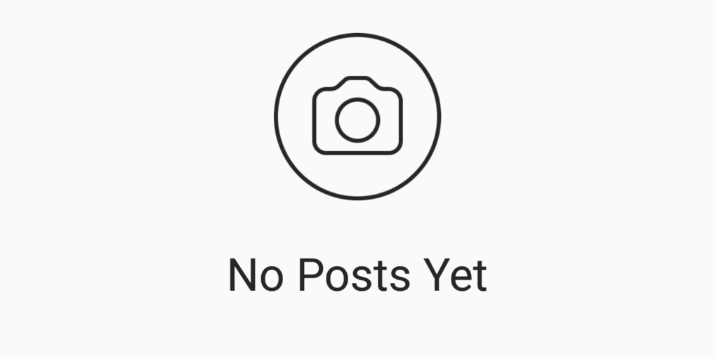 it shows no posts found when someone bans you