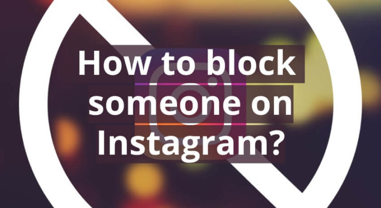 How to block someone on Instagram?