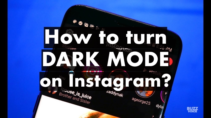 How to turn dark mode on Instagram?