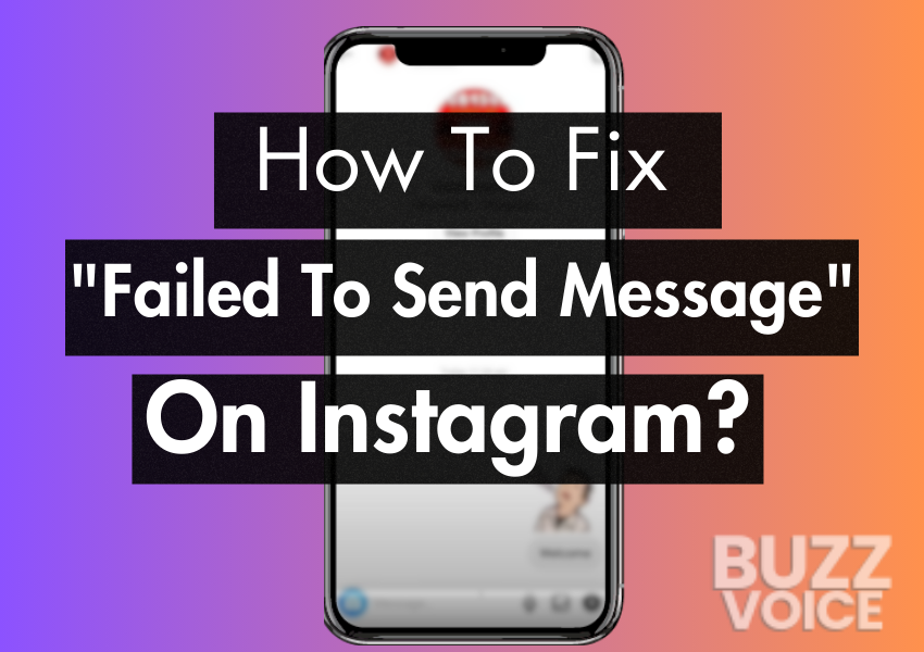 step by step guide to fix failed to send message on instagram