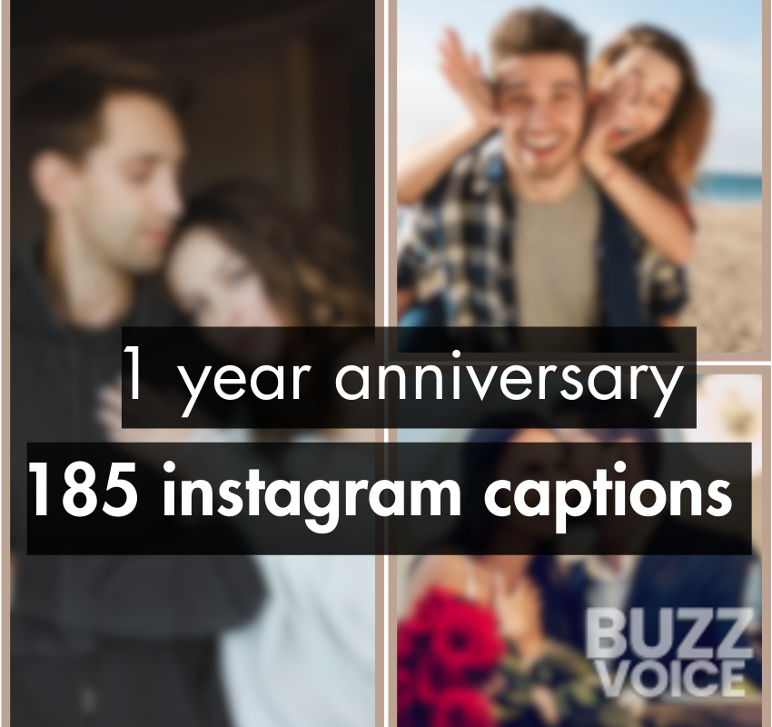 1 year anniversary Instagram Captions