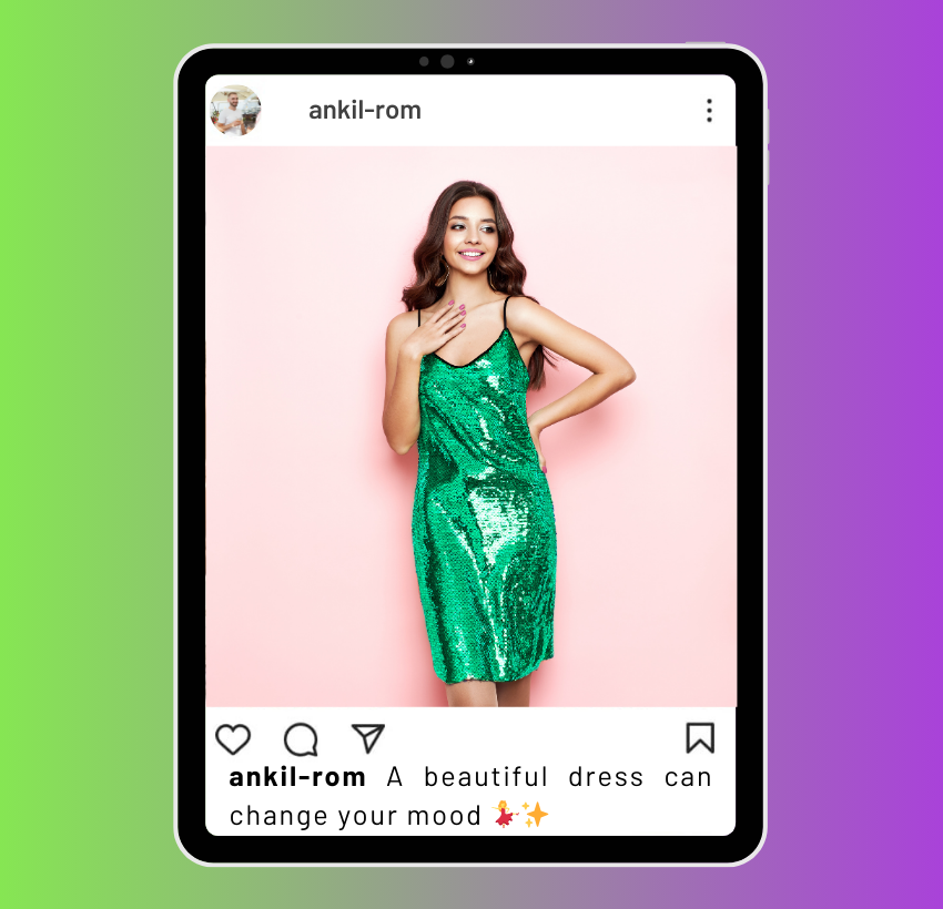 Beautiful Dress Captions for Instagram