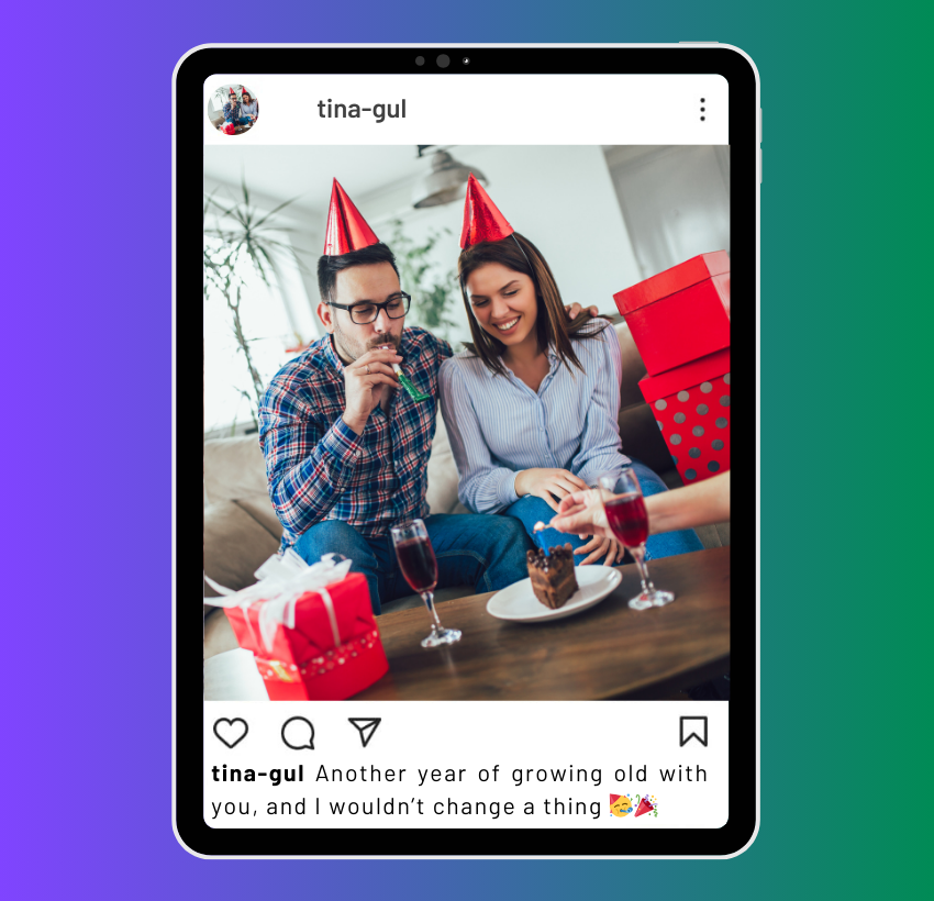 Husband Birthday Captions for Instagram