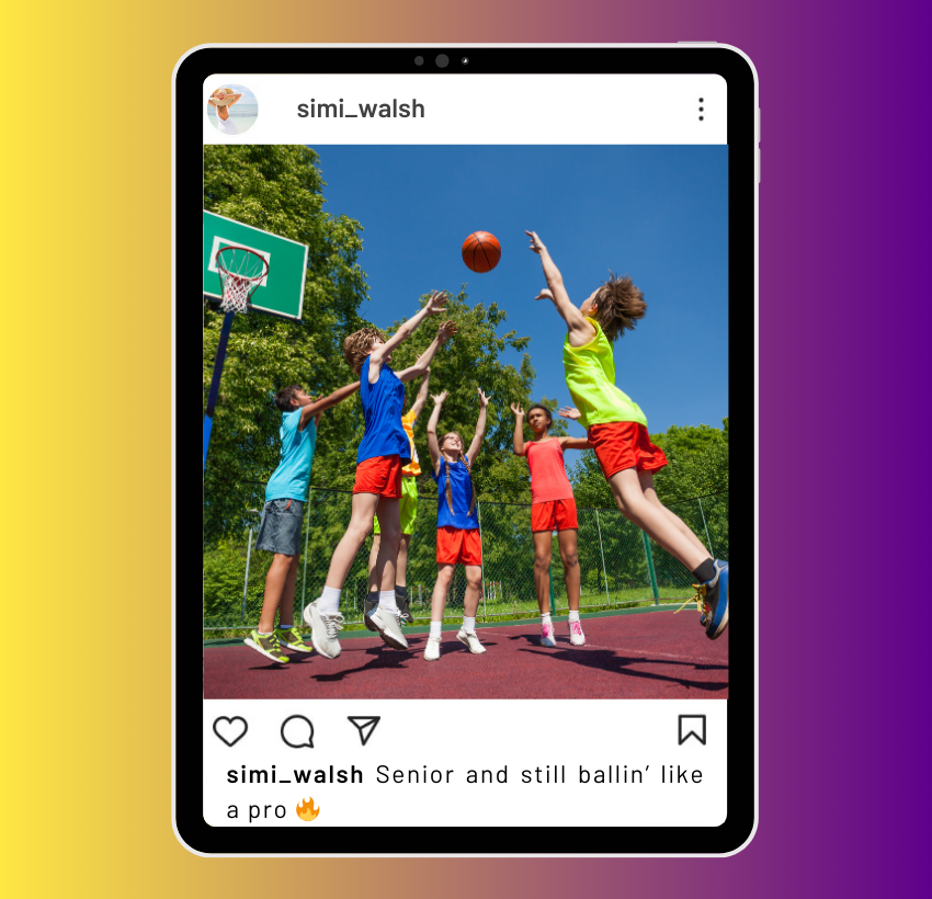 Senior Basketball Captions for Instagram