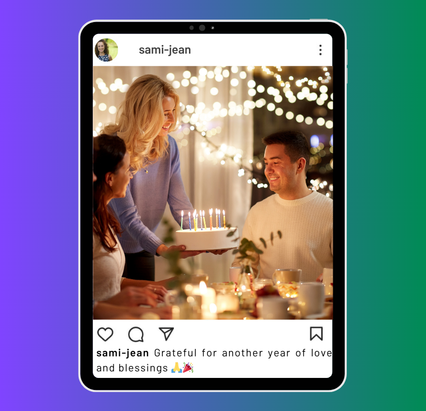 Thankful Birthday Captions for Instagram