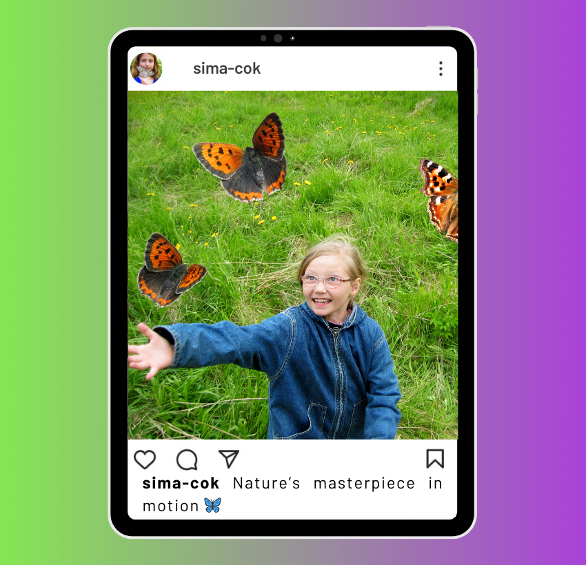 Beauty Butterfly Captions for Instagram
