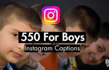 550 Instagram Bijschriften Voor Jongens (55 Samengestelde Lijsten)