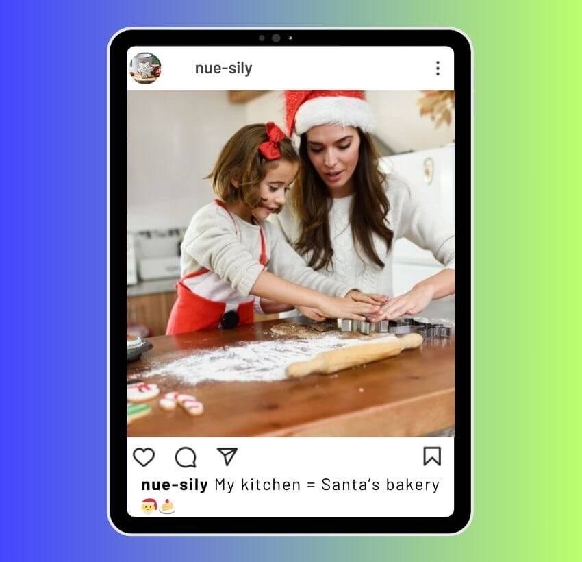 Christmas Baking Captions for Instagram
