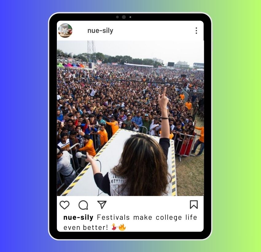 College Festival Captions for Instagram