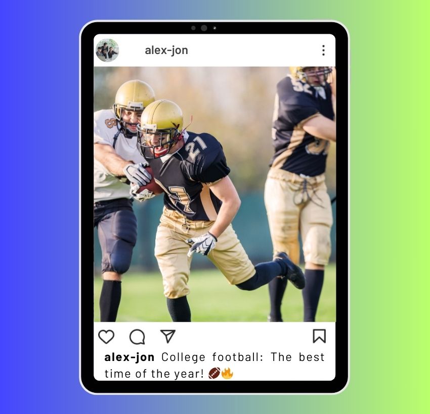 College Football Captions for Instagram